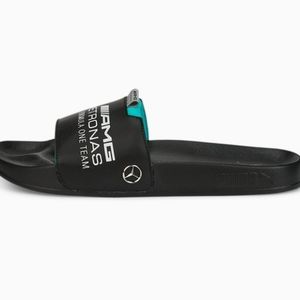 Puma- Mercedes-AMG Petronas Motorsports F1 Leadcst 2.0 Logo Slides SIZE 11 BLACK